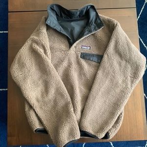 Patagonia Synchilla Glissade pullover sherpa lined fleece